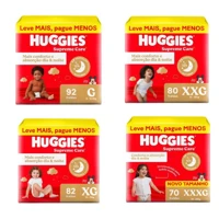 Imagem da promoção Fralda Huggies Supreme Care ( M, G, XG e XXG ) [Comprando 3 Pacotes]