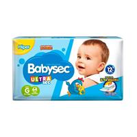 Imagem da promoção Fralda Babysec Ultrasec G 64 Unidades