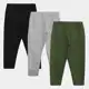 Kit Calça Moletom Mia Kids Básica 3 Peças (Tam 01 e 02) em oferta