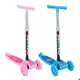 Patinete infantil 3 rodas com led ajustável scooter dobrável menino menina em oferta