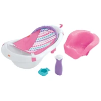 Imagem da promoção Fisher-Price Baby Banheira para Bebês Deluxe 4 em 1 Rosa para crianças a partir de Estágio de desenv