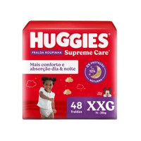 Imagem da promoção Fralda Huggies Supreme Care Roupinha XXG 48 unidades