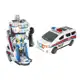 Carro Robô Bate e Volta Ambulância Transformável Zoop Toys em oferta