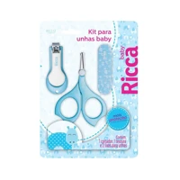 Imagem da promoção Kit Manicure Baby Colors Ricca Azul