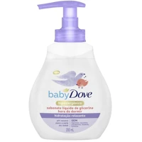 Imagem da promoção Sabonete Líquido de Glicerina Hidratação Relaxante Dove Baby Hora de Dormir Frasco 200ml, Baby Dove