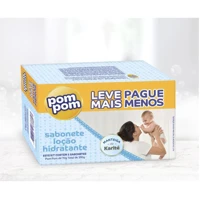 Imagem da promoção Sabonete Infantil Pom Pom Hidratante 80g - 5 Unidades