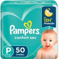 Imagem da promoção Fralda Pampers Confort Sec P 50 unidades