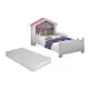 Cama Casinha Infantil com Colchão Incluso Castelo Menina Montessoriana Quarto Temático Seguro e Conf em oferta