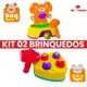 Kit Brinquedo Rata Tuff Martelo Bate Dog Cachorro Infantil Didático Pedagógico Para Criança Presente em oferta