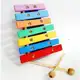 Brinquedo Pedagógico Xilofone Musical Colorido Tradicional Madeira em oferta
