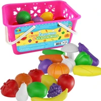 Imagem da promoção Kit Minhas Frutinhas e Verdurinhas 19 peças com Cesta 3 anos GGB Plast Brinquedos