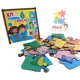 Kit Quebra-cabeça comJogos Brinquedo Pedagogico MDF em oferta