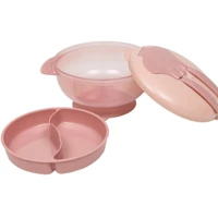 Imagem da promoção Kit Refeição com Compartimento e Talher Rosa Buba