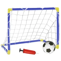 Imagem da promoção Kit Mini Trave de Futebol Infantil Golzinho Gol com Bola e Bomba Brinquedo Jogo Chute a Gol - ATENTU