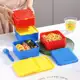 Lancheira Marmita Bento Box Bloco Lego 2 Andares em oferta