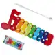 Xilofone Infantil Brinquedo Piano Musical Com Baqueta de Plástico Montessori Educacional e Didático em oferta