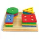 Encaixe de FORMAS GEOMÉTRICAS Educativo EVA e Madeira Montessori em oferta