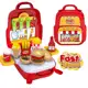 Kit Maleta Infantil Fast Food 29 Peças 3 em 1 Fast Bag em oferta