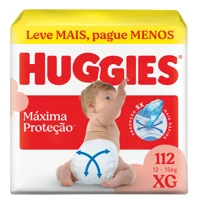 Imagem da oferta Huggies supreme care fralda XG 112 unidades
