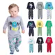 Kit Sortido 4 Peças Pijama Manga Longa Bebê Menino - (2 Camisas + 2 Calças) em oferta