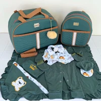 Imagem da promoção Kit Bolsa Mala Maternidade com Saída Maternidade e Manta de Bebê
