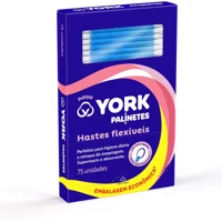 Imagem da promoção York Hastes Flexíveis De Algodão Palinetes 75 Unidades