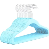 Imagem da promoção Kit 40 Cabides de Veludo Infantil 360° Antideslizante Para Roupas Camiseta Calça