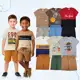 Kit 6 Peças Infantil Verão Menino 3 Camisetas + 3 Bermudas em oferta