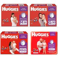 Imagem da promoção Fraldas Huggies Supreme Care Roupinha - Kit com 8 pacotes