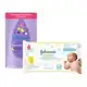 Lenços Umedecidos Johnsons Baby Recém-Nascido - 48 Unidades + Sabonete Líquido Infantil 180ml em oferta