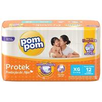 Imagem da promoção Fralda Pom Pom Protek Proteção de Mãe - XG 12 Unidades