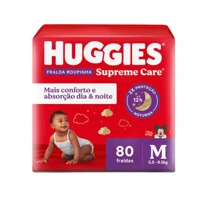 Imagem da promoção Fralda Huggies Supreme Care Roupinha M 80 unidades