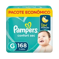 Imagem da promoção Fralda Pampers Confort Sec G 168 Unidades [Comprando 2 Unidades]