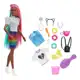 Boneca Barbie Penteado Arco-íris Animal Print em oferta