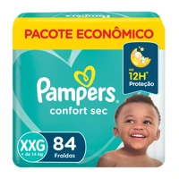 Imagem da promoção Fraldas Descartáveis Infantis Confort Sec Com 84 Unidades Tamanho XXG Pampers