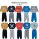 Kit 10 Peças Moletom Masculino Infantil Menino Bebê 1 a 8 em oferta