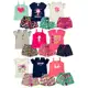 Roupa Infantil Menina Kit Verão 8 Peças Conjunto Feminino Criança Pronta Entrega em oferta