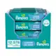 Lenços Umedecidos Pampers Cuidado de Bebê - 576 Unidades (12 pacotes com 48 un cada) em oferta