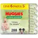 Lenços Umedecidos Huggies Max Clean 288 lenços (6 pacotes com 48 unidades cada) em oferta