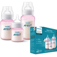 Imagem da promoção Kit 3 mamadeiras Philips Avent Classic 125, 260 e 330ml - Rosa