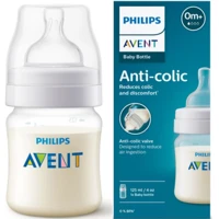 Imagem da promoção Mamadeira Anti-colic 125ml, Transparente, SCY100/01 Philips Avent