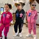 Conjunto Infantil de Frio Agasalho Menina Inverno Stitch em oferta