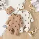 Adorável Conjunto De Macacão De Urso Para Bebês De 0 A 18 Meses , Manga Comprida Com Chapéu De Prese em oferta