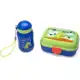 Kit Lanche Dino Garrafa Plástica 500ml + Marmita 700ml em oferta