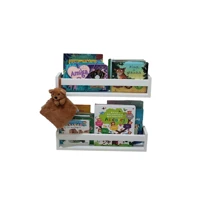 Imagem da promoção 2 Prateleira 60cm Nicho Livros Infantil MDF Branco