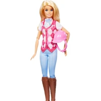 Imagem da promoção Barbie, Boneca Malibu Equitação, Inspirada na Série Barbie Detetive: A Grande Corrida de Cavalos, Pa