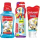 Kit Colgate Minions:Creme Dental 100g +Escova Dental +6 anos + Enxaguante Bucal Kids 250ml em oferta