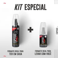 Imagem da promoção Kit Repelente Extreme Spray Exposis 100ml + 52ml