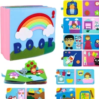 Imagem da promoção Brastoy Placa de Montessori Sensorial para Crianças Maleta Educativa Brinquedo (Arco-íris)