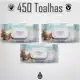 Kit com 03 Pacotes de Toalhas Umedecidas Infância Feliz - 150 Folhas - Vegano - Com Tampa em oferta